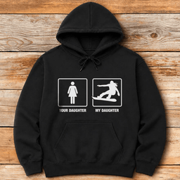 Snowboard Daughters Hoodie Gift For Snowboarder