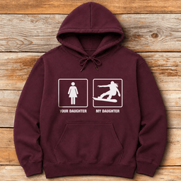 Snowboard Daughters Hoodie Gift For Snowboarder