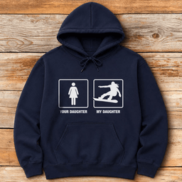 Snowboard Daughters Hoodie Gift For Snowboarder