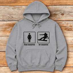Snowboard Daughters Hoodie Gift For Snowboarder