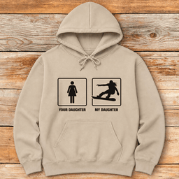 Snowboard Daughters Hoodie Gift For Snowboarder