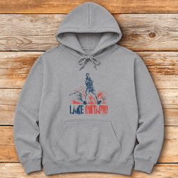 Vintage Ontario Water Ski Hoodie Gift For Skier