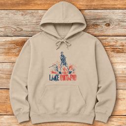 Vintage Ontario Water Ski Hoodie Gift For Skier