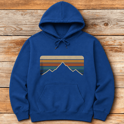Vintage Mtn Horizon Hoodie Gift For Skier