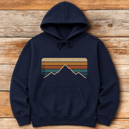 Vintage Mtn Horizon Hoodie Gift For Skier
