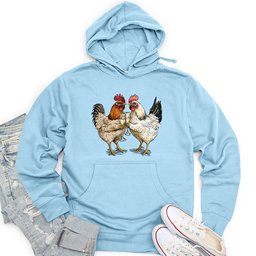 Chickens Cheers Unisex Midweight Hoodie