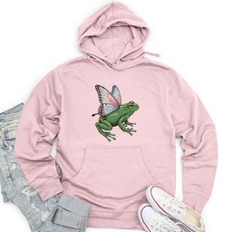 Butterfly Wings Frog Unisex Midweight Hoodie