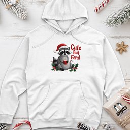 Cute But Feral Unisex Midweight Hoodie