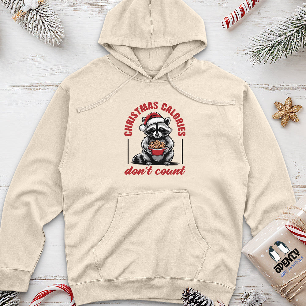 Christmas Calories Don't Count Unisex Midweight Hoodie