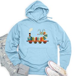 Caterpillar Locomotive Adventure Unisex Midweight Hoodie