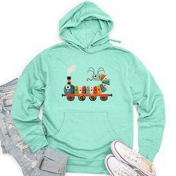 Caterpillar Locomotive Adventure Unisex Midweight Hoodie