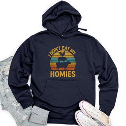 I Don't Eat My Homies Unisex Midweight Hoodie
