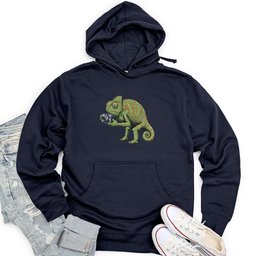 Chameleon Photographer Unisex Midweight Hoodie