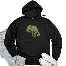 Chameleon Photographer Unisex Midweight Hoodie