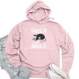 Fake It Til You Make It Unisex Midweight Hoodie