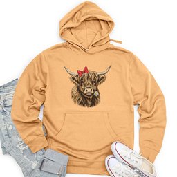 Fluffy Highlander Unisex Midweight Hoodie