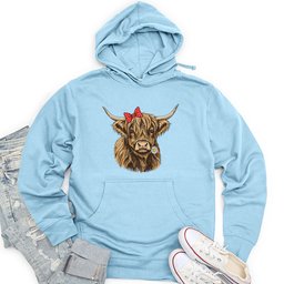 Fluffy Highlander Unisex Midweight Hoodie