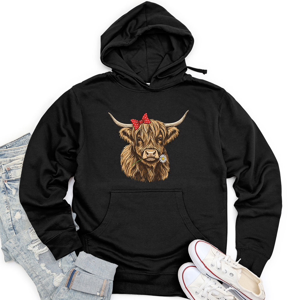 Fluffy Highlander Unisex Midweight Hoodie