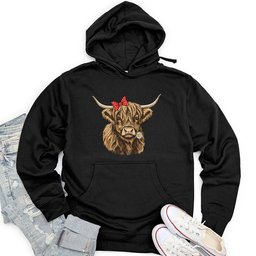 Fluffy Highlander Unisex Midweight Hoodie