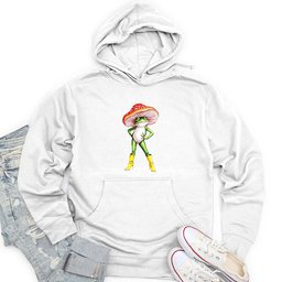 Frog With High-Heeled Boots Unisex Midweight Hoodie
