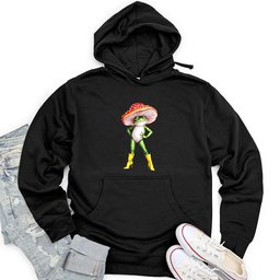 Frog With High-Heeled Boots Unisex Midweight Hoodie