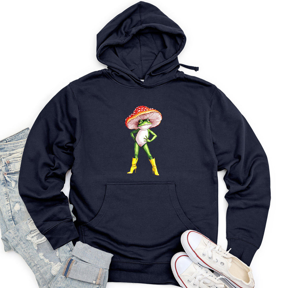 Frog With High-Heeled Boots Unisex Midweight Hoodie