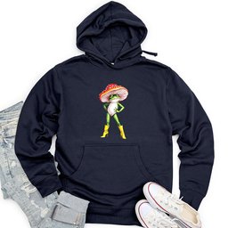 Frog With High-Heeled Boots Unisex Midweight Hoodie