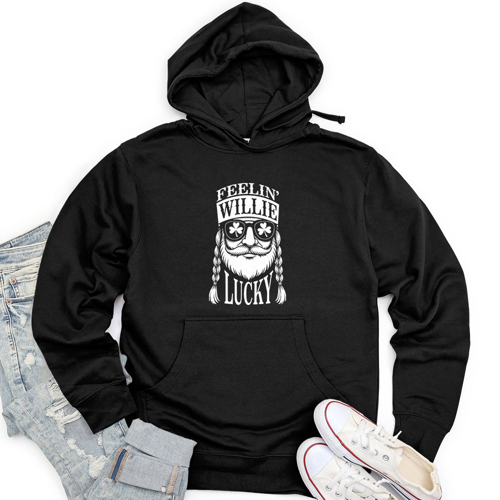 Feelin' Willie Lucky Unisex Midweight Hoodie