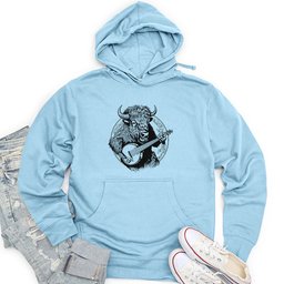 Banjo Bison Unisex Midweight Hoodie