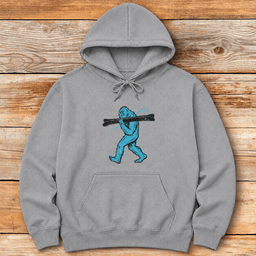 Yeti Walk Hoodie Gift For Skier