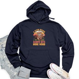 A Clean Beaver Unisex Midweight Hoodie