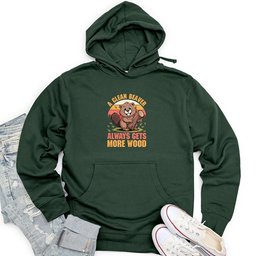 A Clean Beaver Unisex Midweight Hoodie