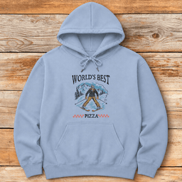 Worlds Best Pizza Hoodie Gift For Skier