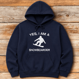Yes I Snowboard Hoodie Gift For Snowboarder