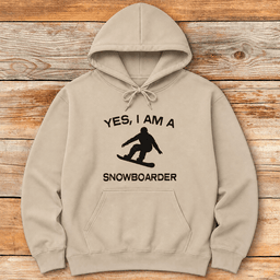 Yes I Snowboard Hoodie Gift For Snowboarder