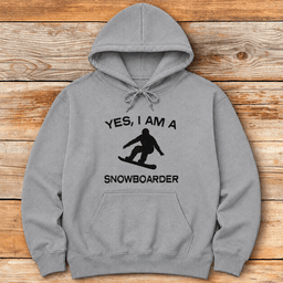 Yes I Snowboard Hoodie Gift For Snowboarder