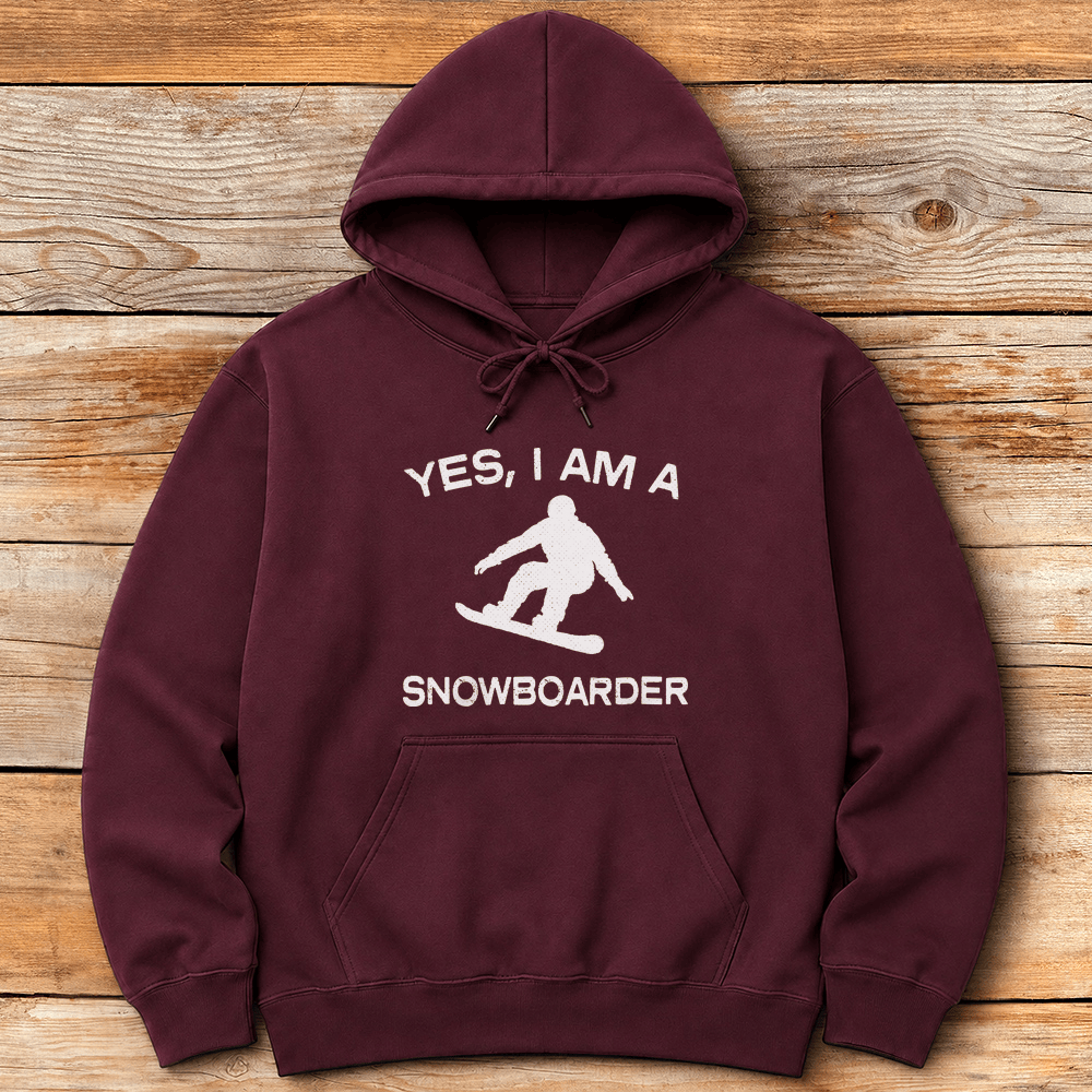Yes I Snowboard Hoodie Gift For Snowboarder