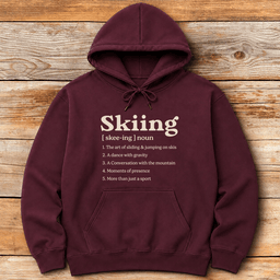 What Is Skiing Hoodie Gift For Skier