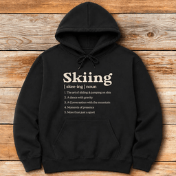 What Is Skiing Hoodie Gift For Skier
