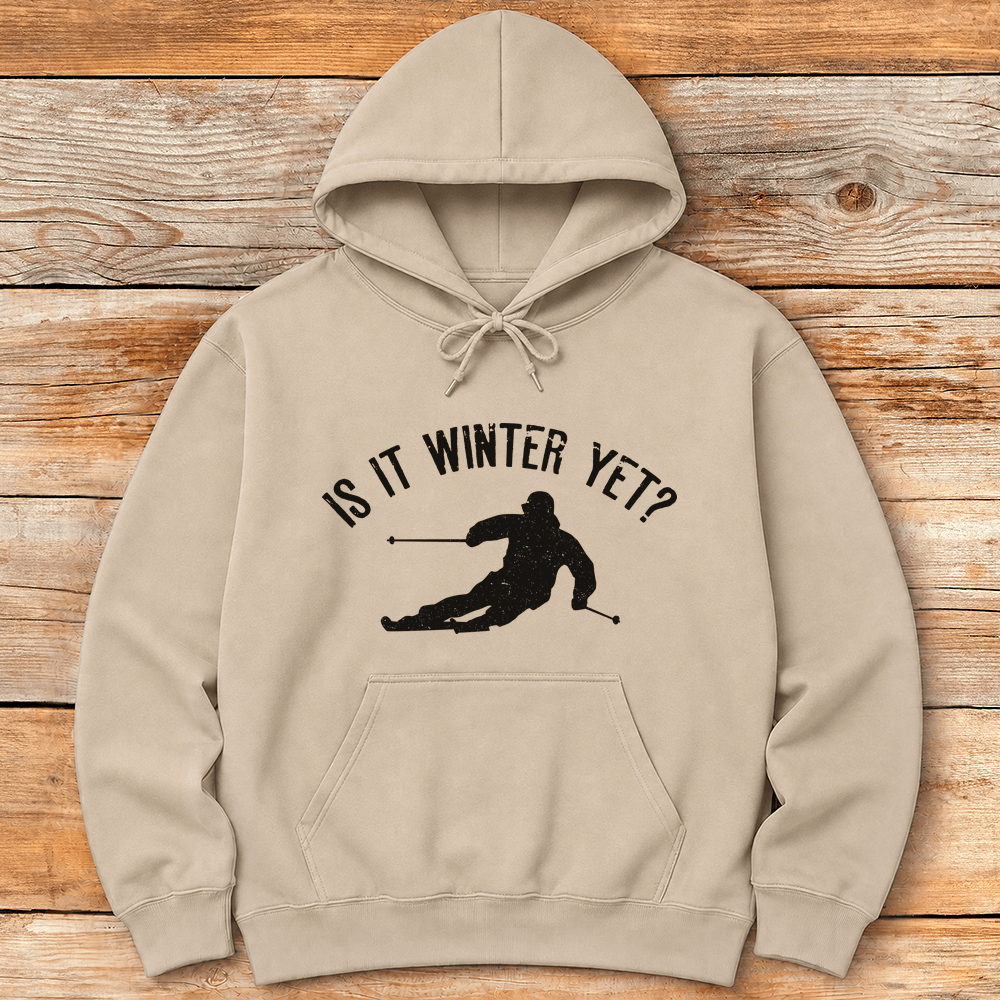 Winter Yet Skier Hoodie Gift For Skier
