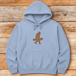 Yeti Snowboarder Hoodie Gift For Snowboarder