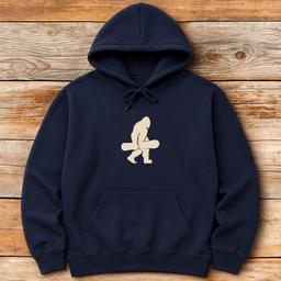 Yeti Snowboarder Hoodie Gift For Snowboarder