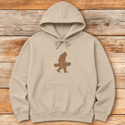 Yeti Snowboarder Hoodie Gift For Snowboarder