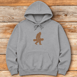 Yeti Snowboarder Hoodie Gift For Snowboarder