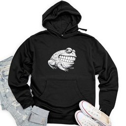 Creepy Frog Unisex Midweight Hoodie