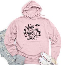 Cowboy Corgi Unisex Midweight Hoodie