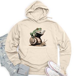 Frog Riding Sanil Unisex Midweight Hoodie