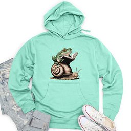Frog Riding Sanil Unisex Midweight Hoodie