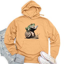 Frog Riding Sanil Unisex Midweight Hoodie