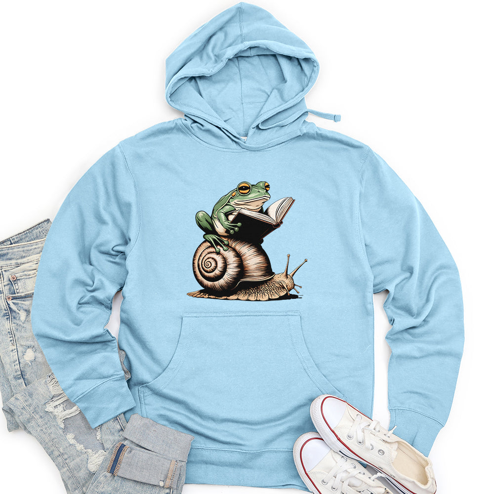 Frog Riding Sanil Unisex Midweight Hoodie